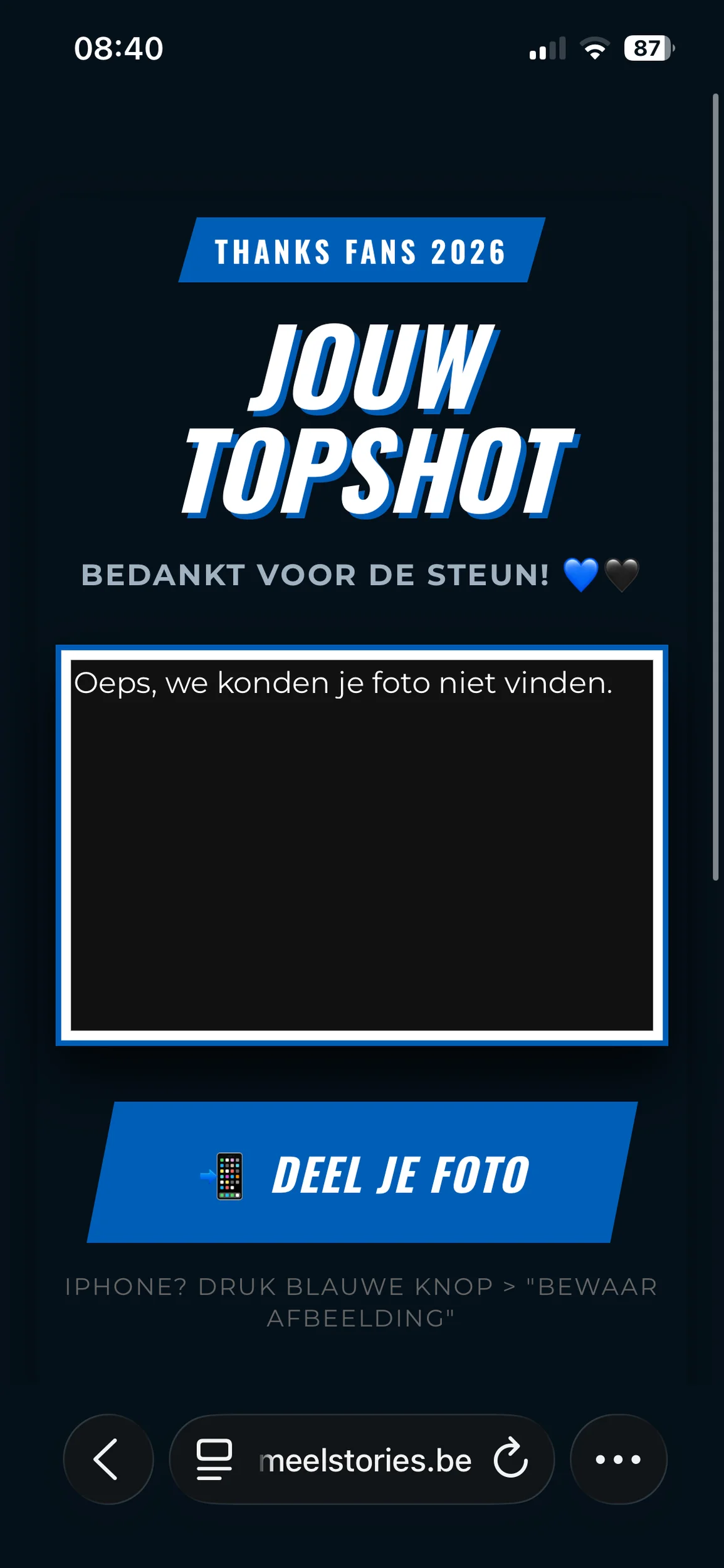Downloadpagina Club Brugge (ThanksFans)